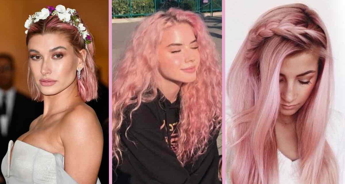 Cherry Blossom: el color de pelo que promete convertirse en tendencia 2020. ¡Le queda bien a todas!