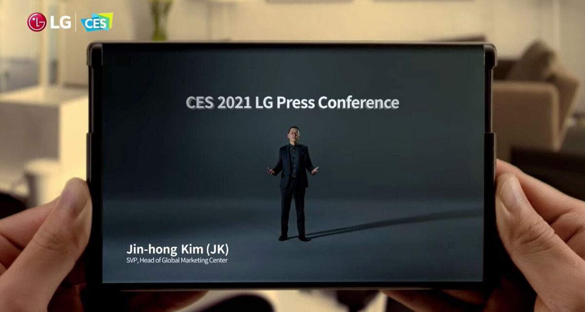 CES 2021: LG dio un vistazo a su nuevo smartphone enrollable