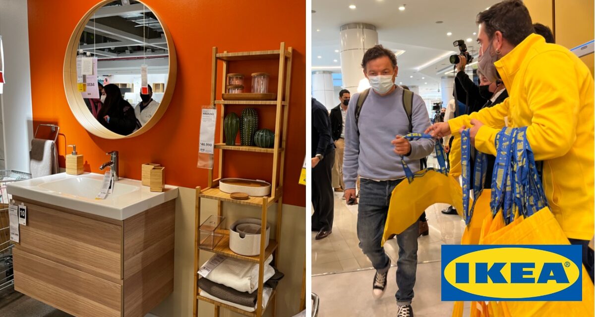 IKEA hizo su debut en Latinoamérica y abrió su primera tienda en Chile. ¡Y estuvimos ahí!