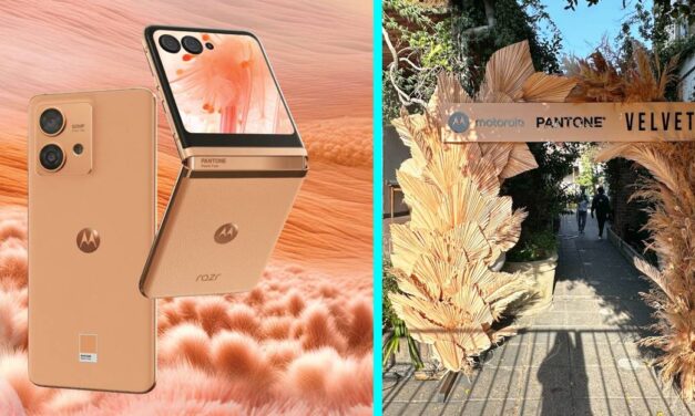 Motorola une moda y tecnología con la llegada del razr 40 ultra en Peach Fuzz